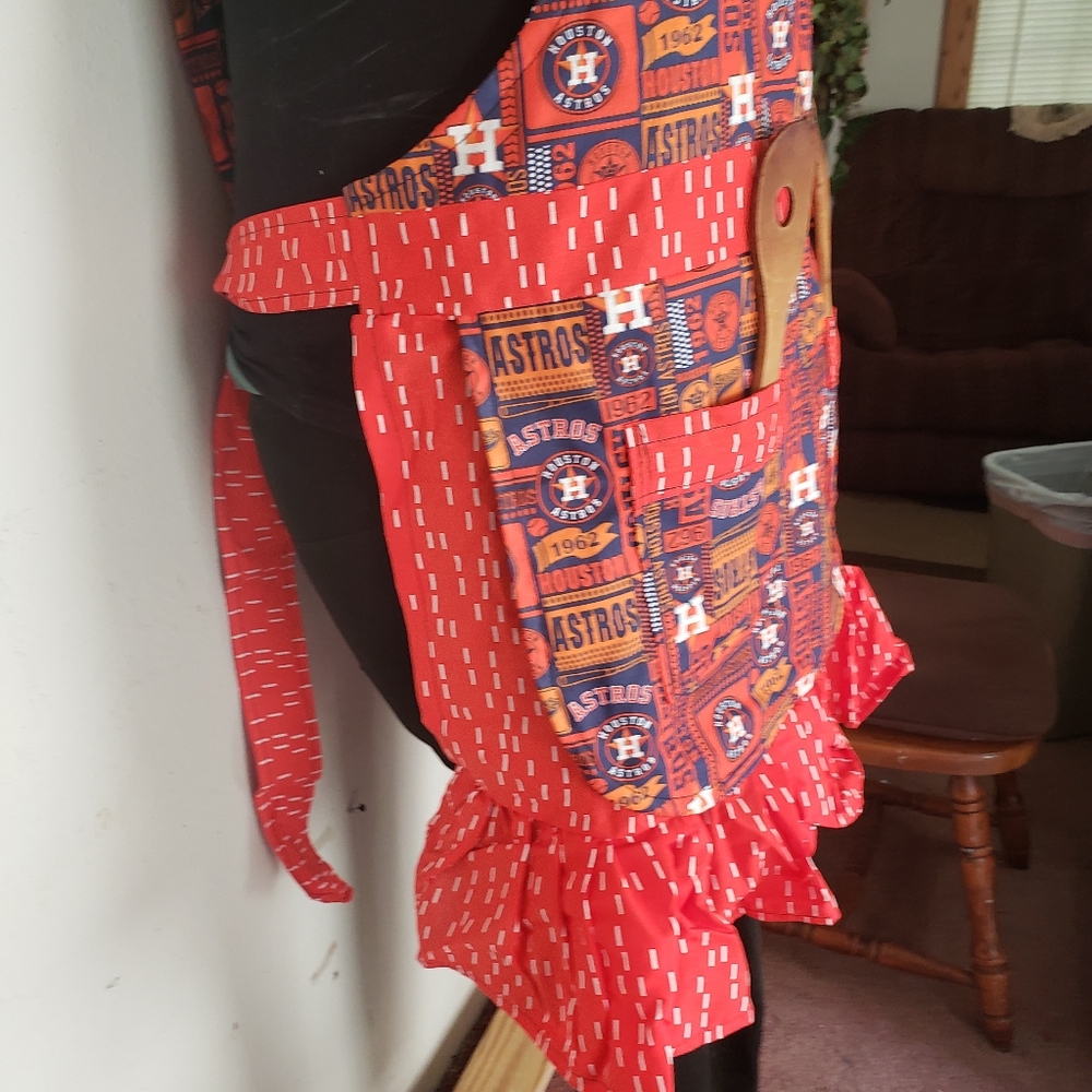 Houston Astros Handmade Kitchen Apron - Picture 6 of 8